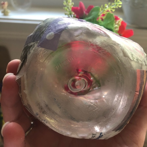 Whimsical Curvy Faux Floral Decor Jar - Picture 14 of 16